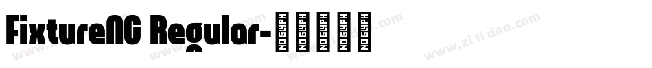 FixtureNC Regular字体转换